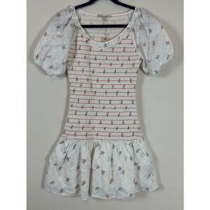 NWT Sweet en Forme Dress Size M White Floral